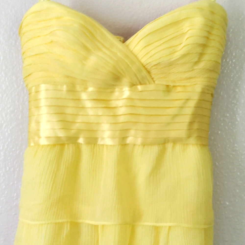 BCBGMaxAzria Yellow Maxi Dress